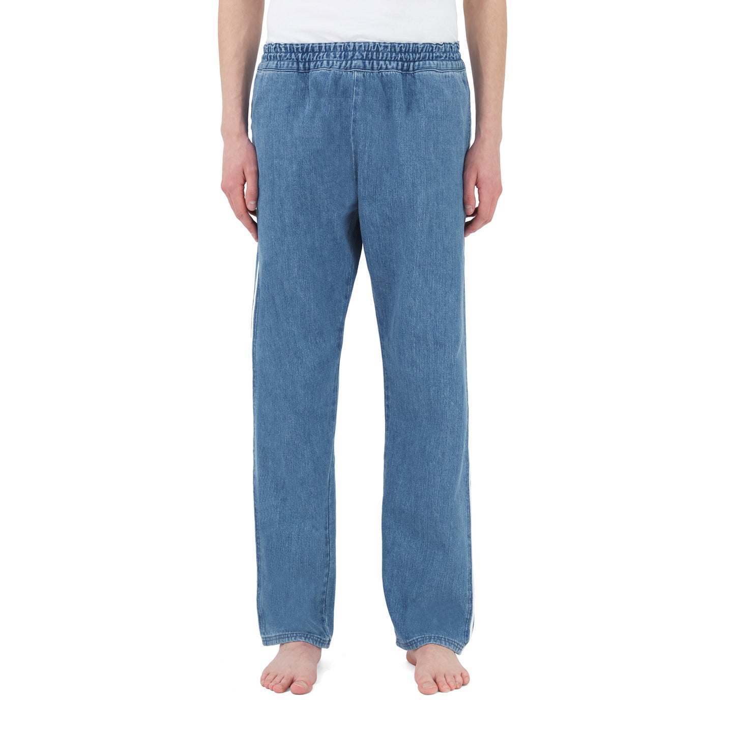 track pants _ stone wash selvedge denim