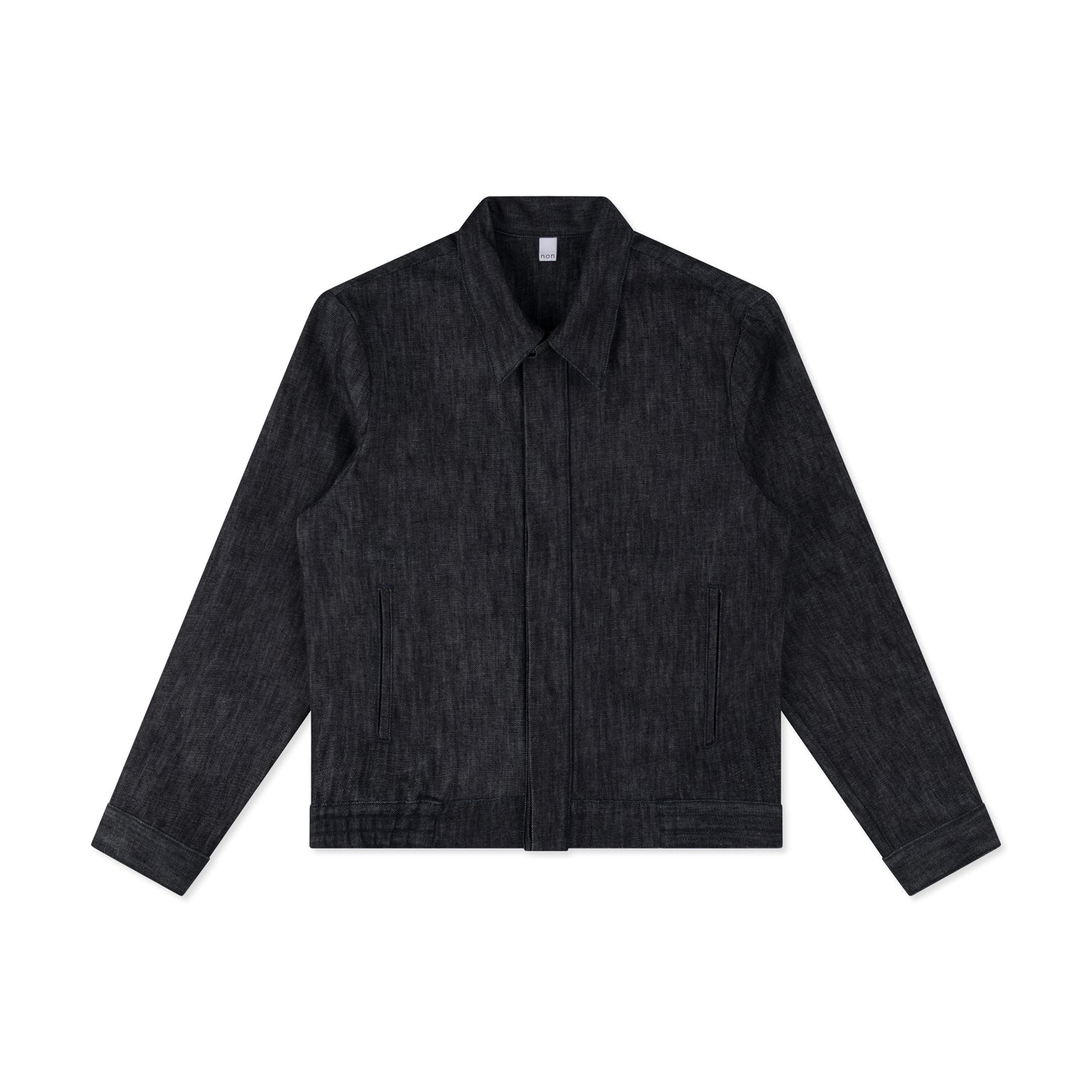 bomber jacket _ raw indigo selvedge denim