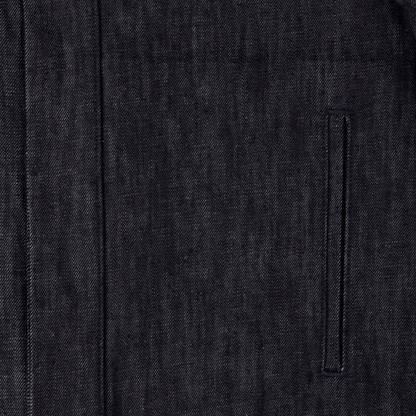 bomber jacket _ raw indigo selvedge denim