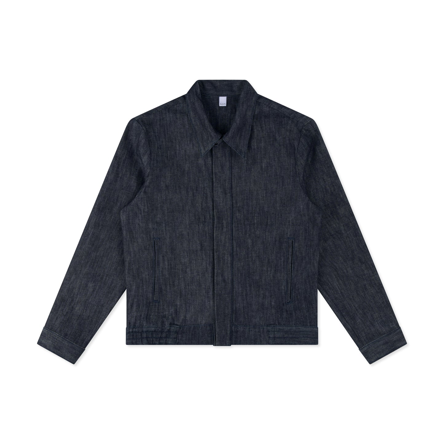 bomber jacket _ rinsed indigo selvedge denim