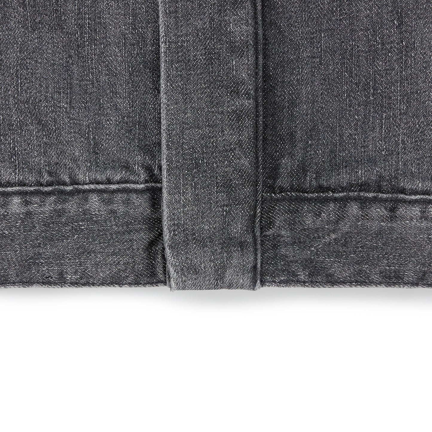 raglan jacket _ washed grey selvedge denim