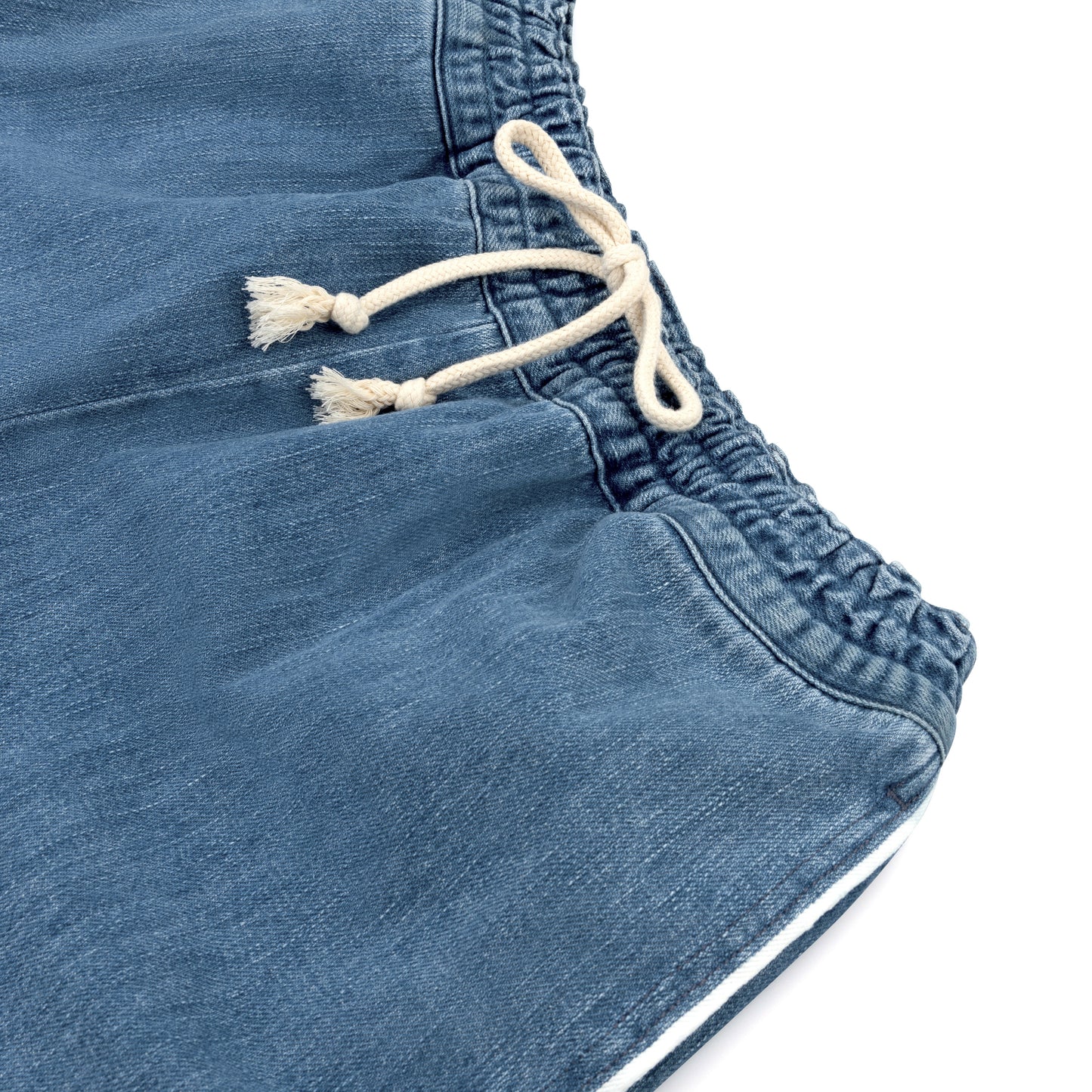 track pants _ stone wash selvedge denim