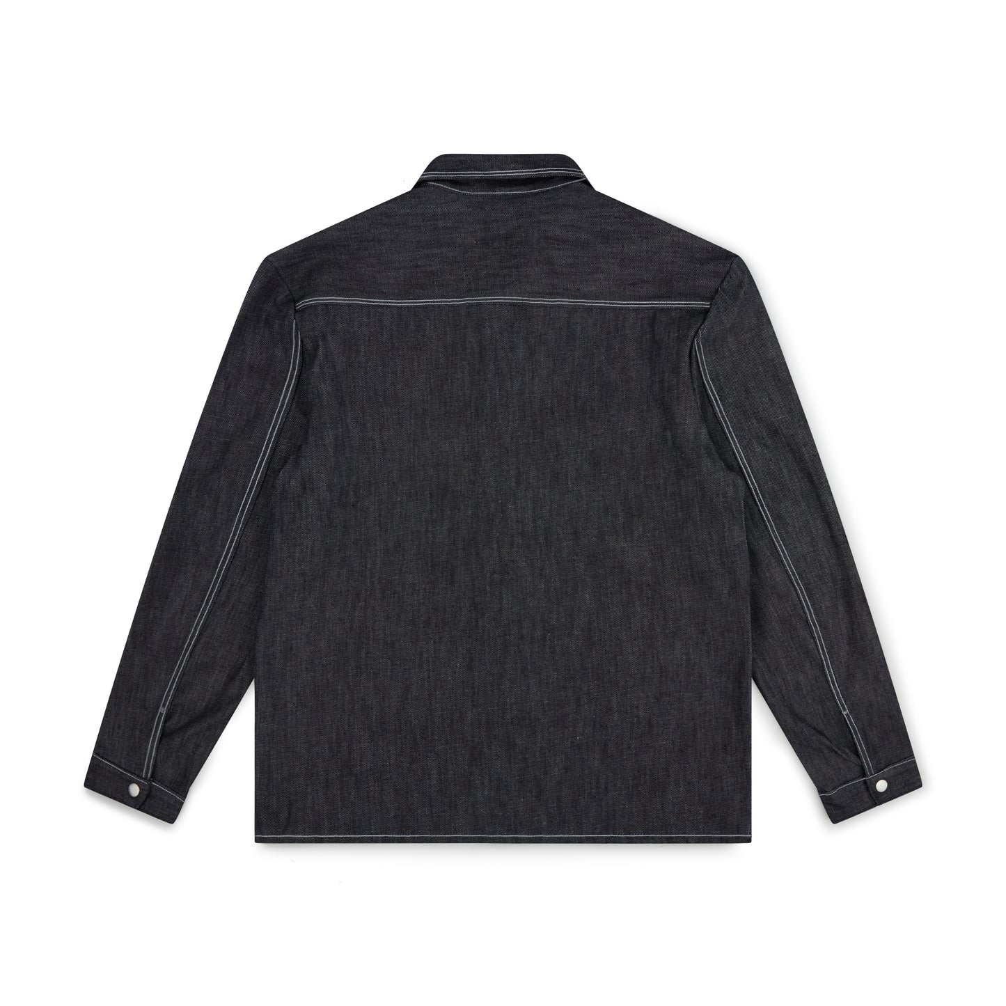 work jacket _ raw indigo selvedge denim w/ contrast