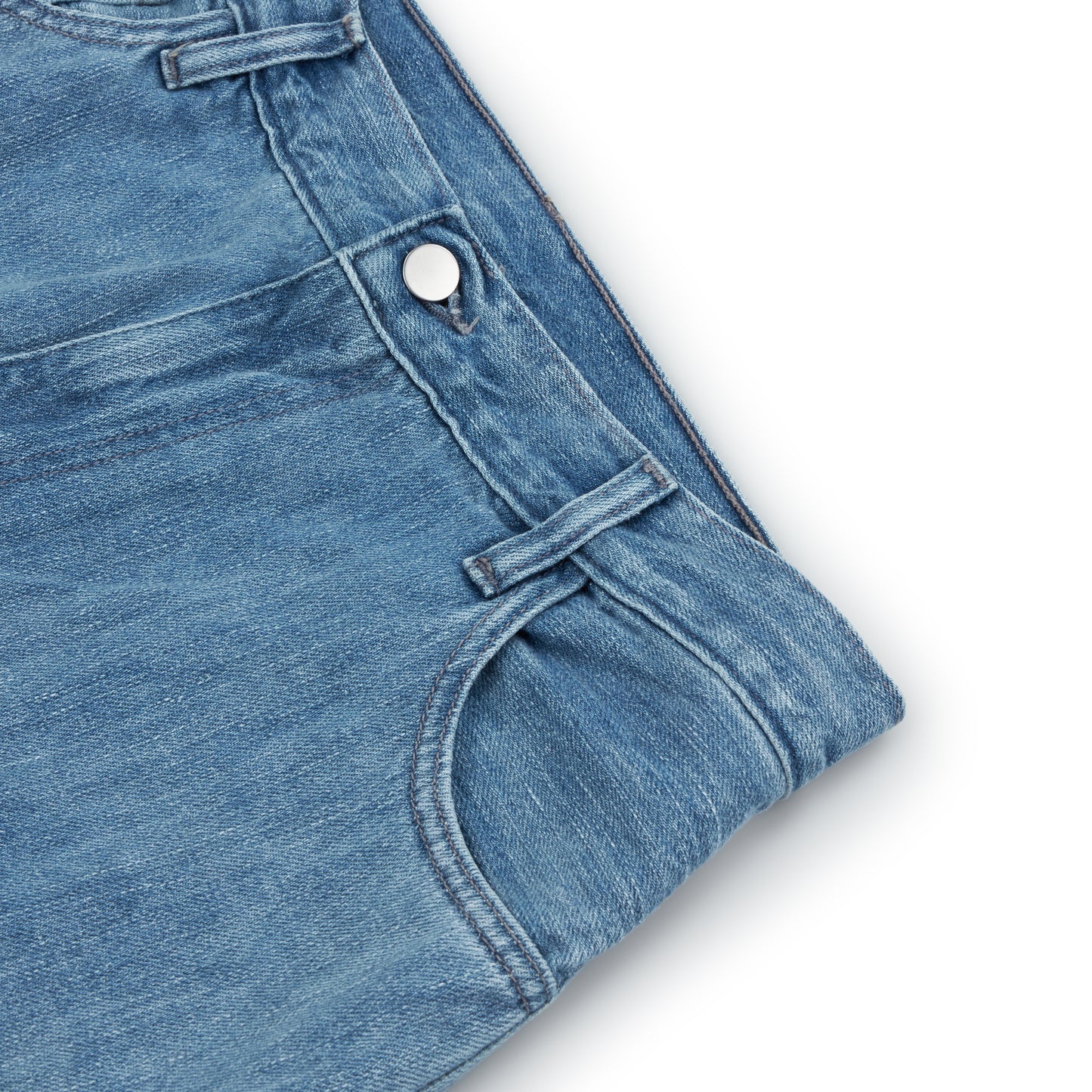 wide jean _ acid wash selvedge denim