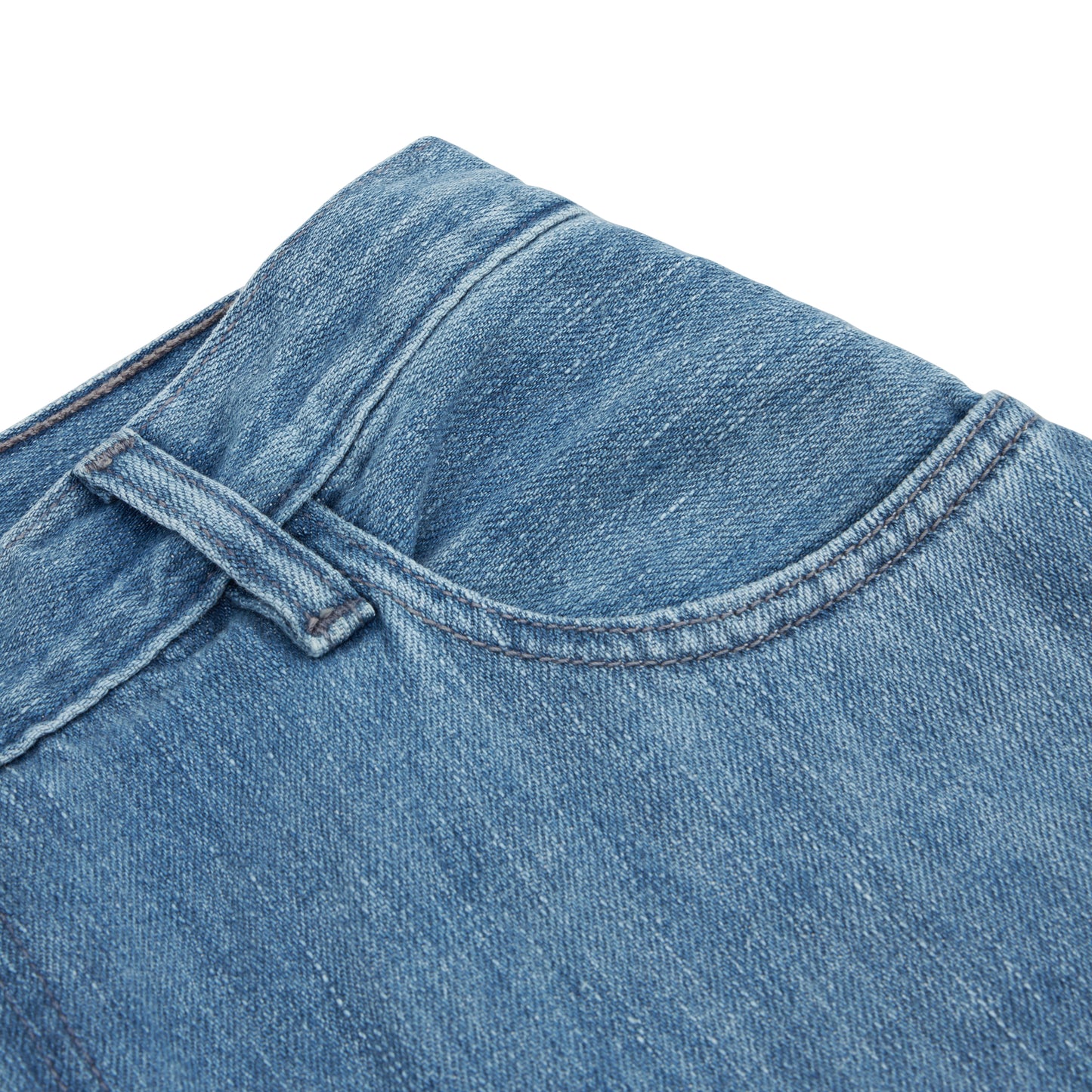 wide jean _ acid wash selvedge denim