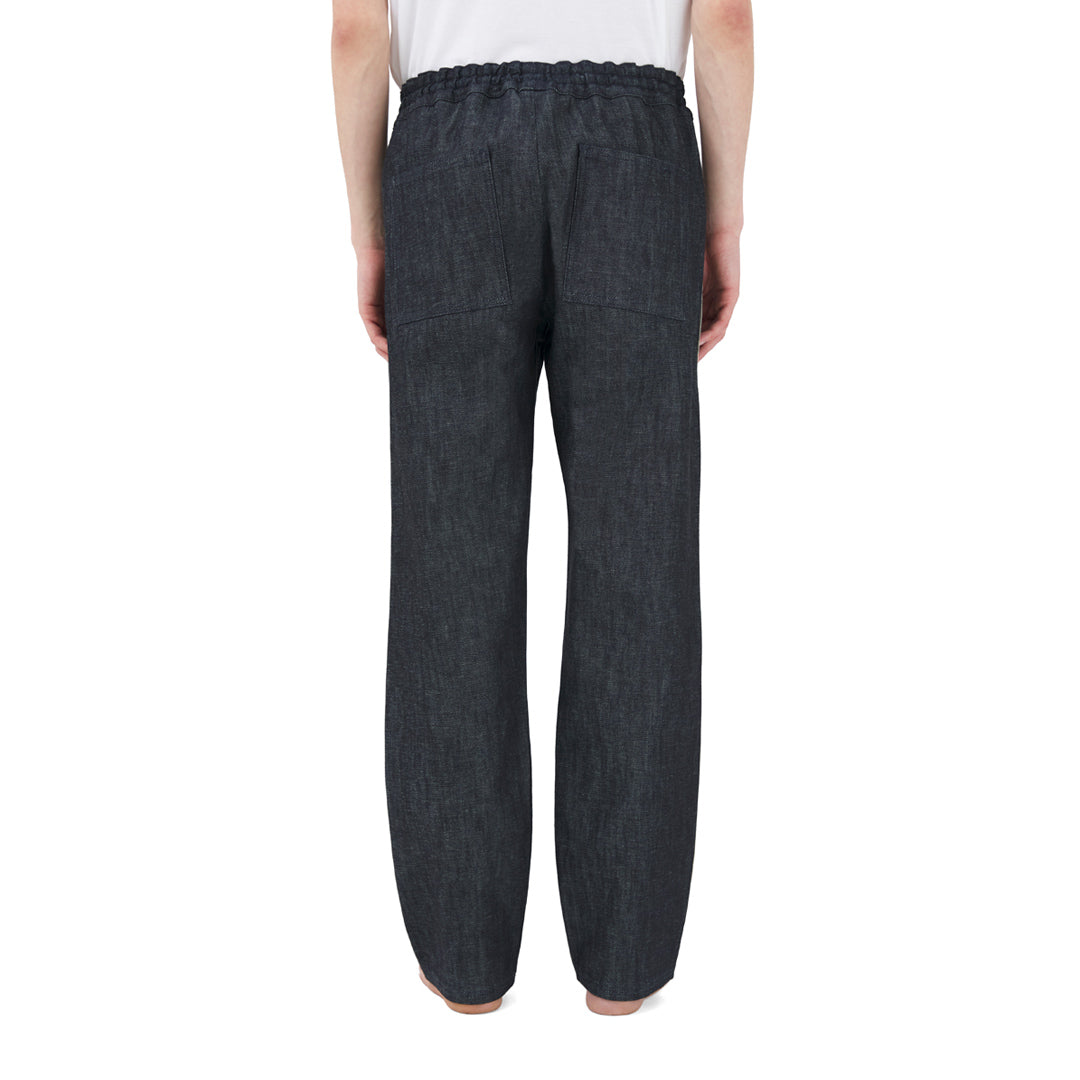 track pants _ raw indigo selvedge denim
