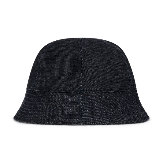 reversible bucket cap _ raw indigo selvedge denim