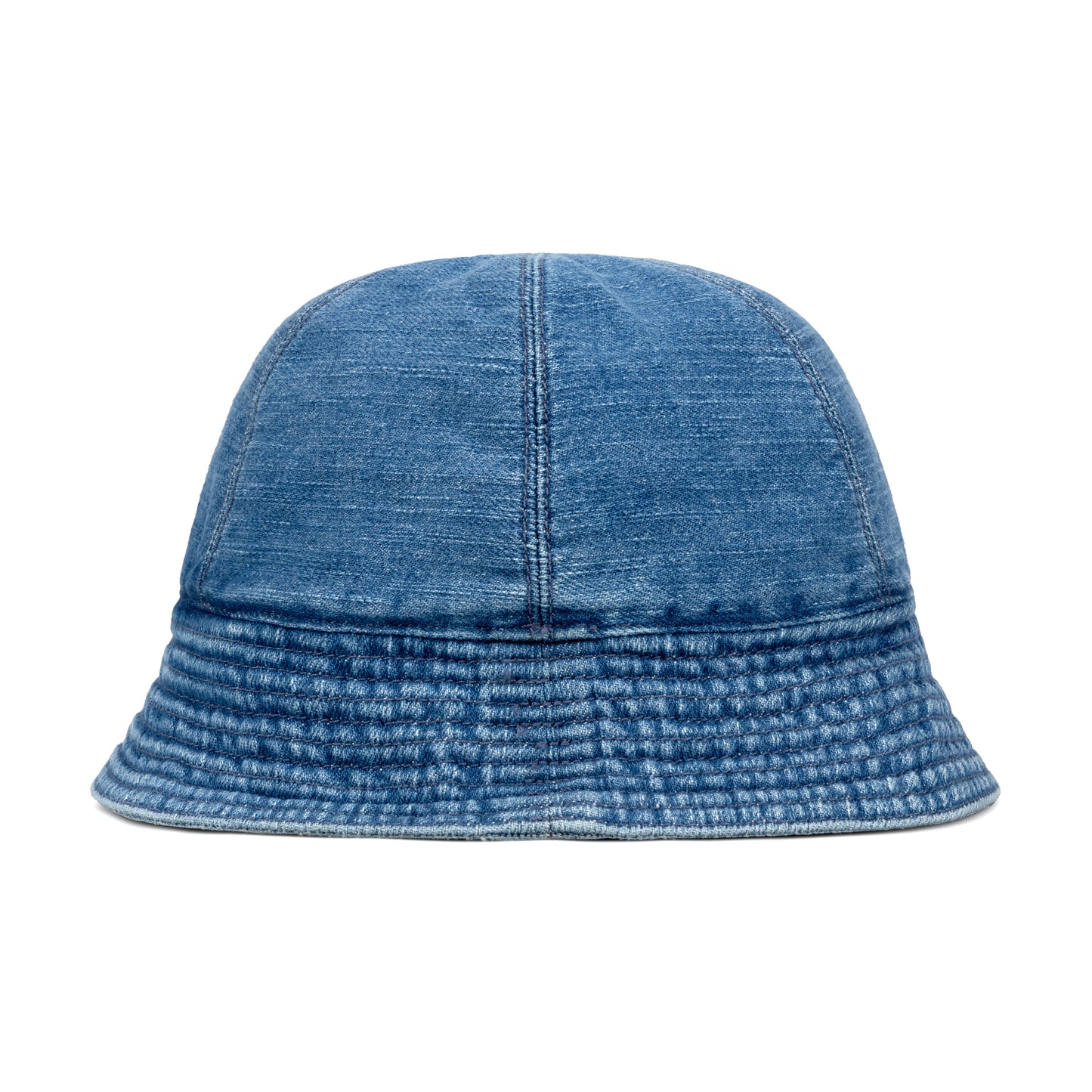 reversible bucket cap _ stone wash selvedge denim