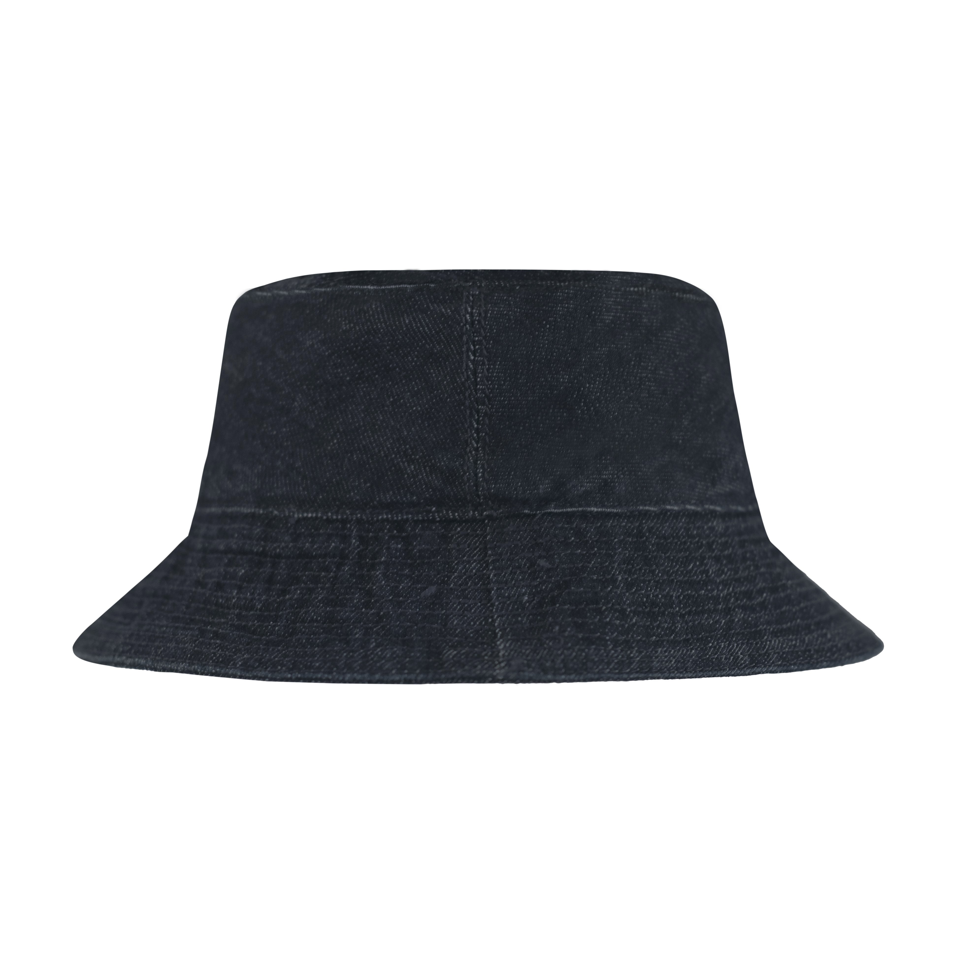 Selvedge Denim Bucket Hat in Raw Denim