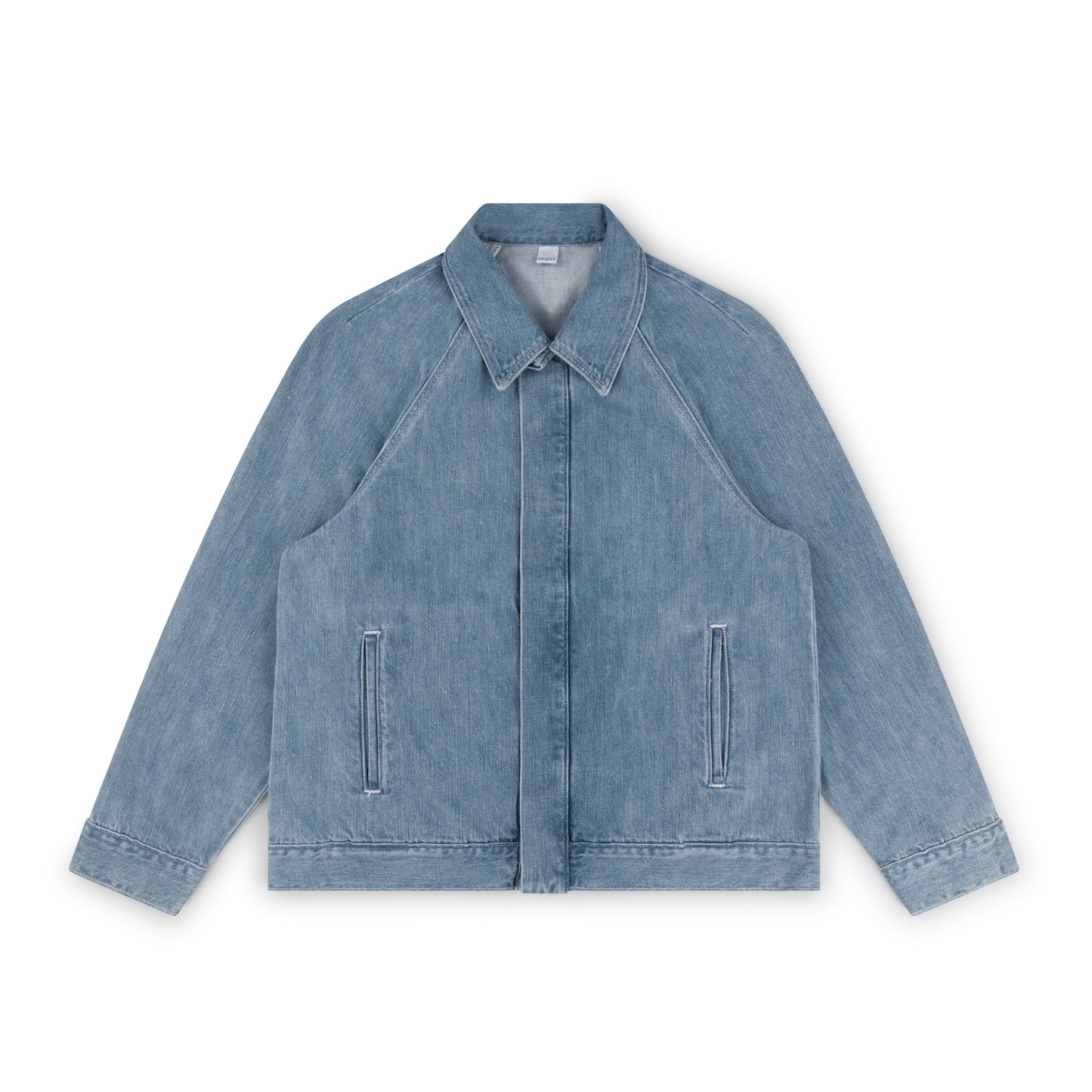 raglan jacket _ ozone wash selvedge denim