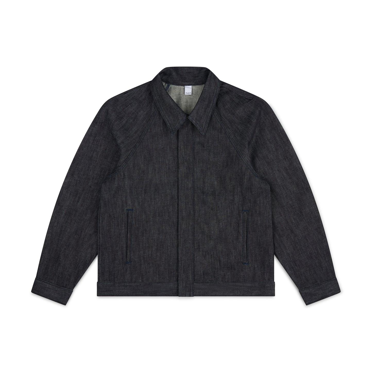 raglan jacket _ raw indigo selvedge denim