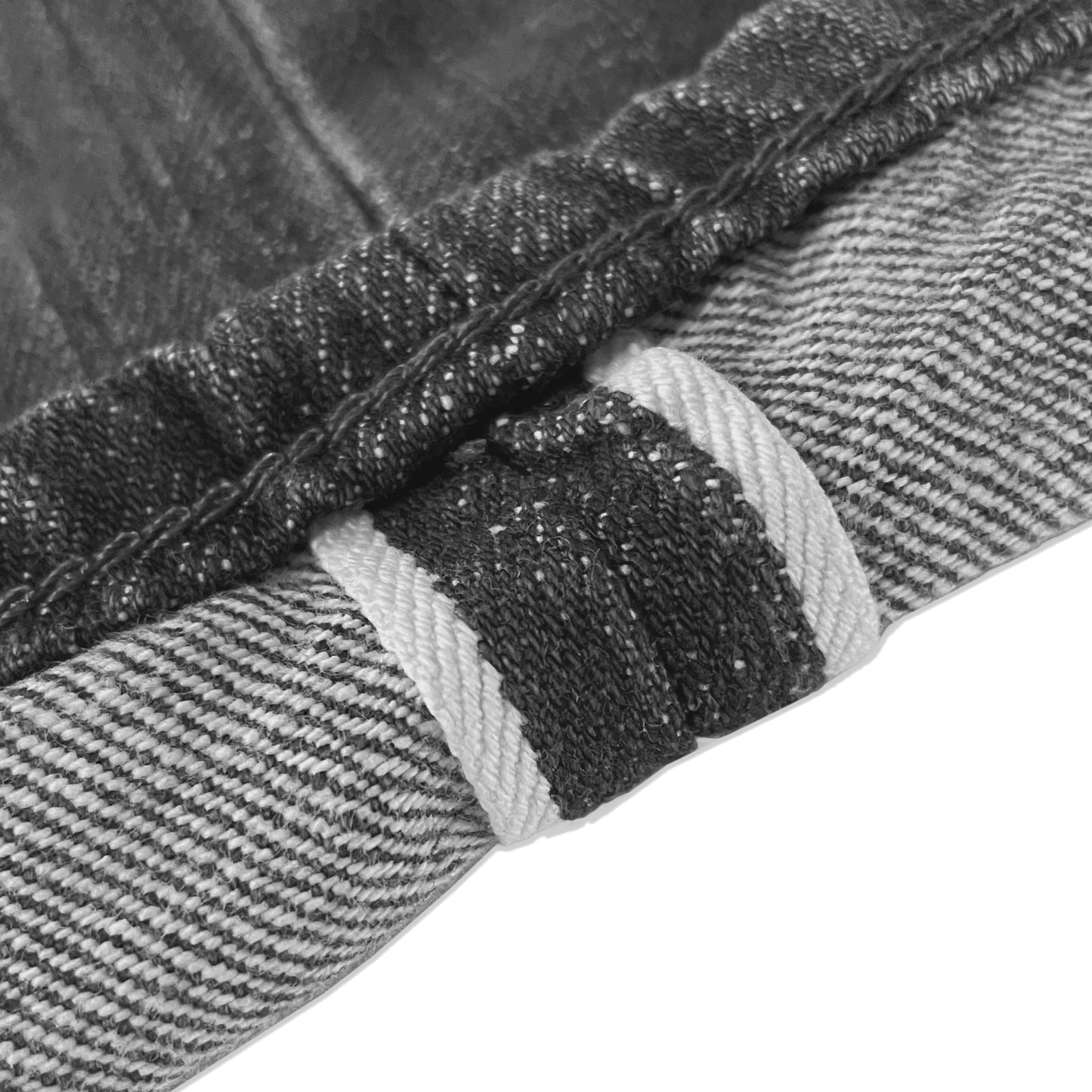 relaxed tapered jean _ washed grey selvedge denim