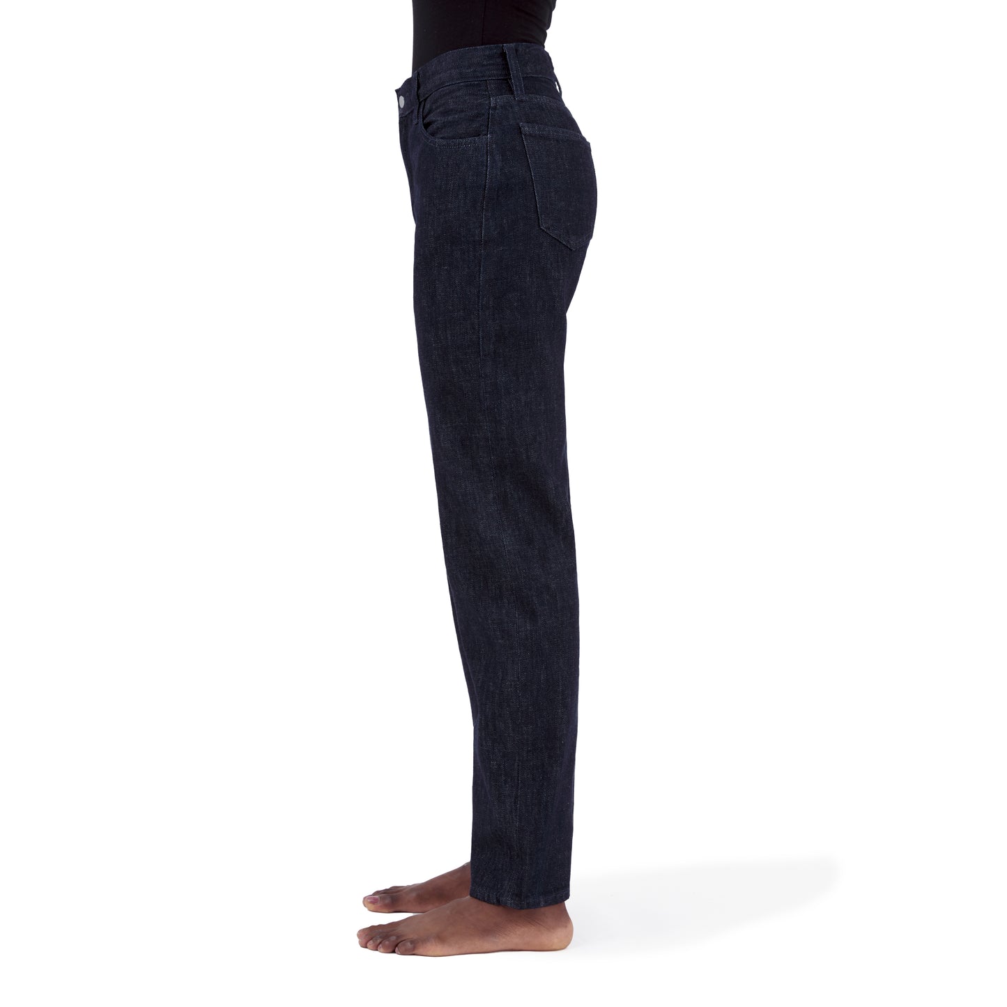 relaxed tapered jean _ rinsed indigo selvedge denim