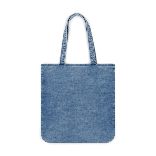 tote bag _ acid wash selvedge denim