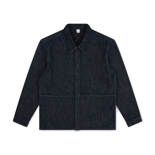 work jacket _ rinsed indigo selvedge denim