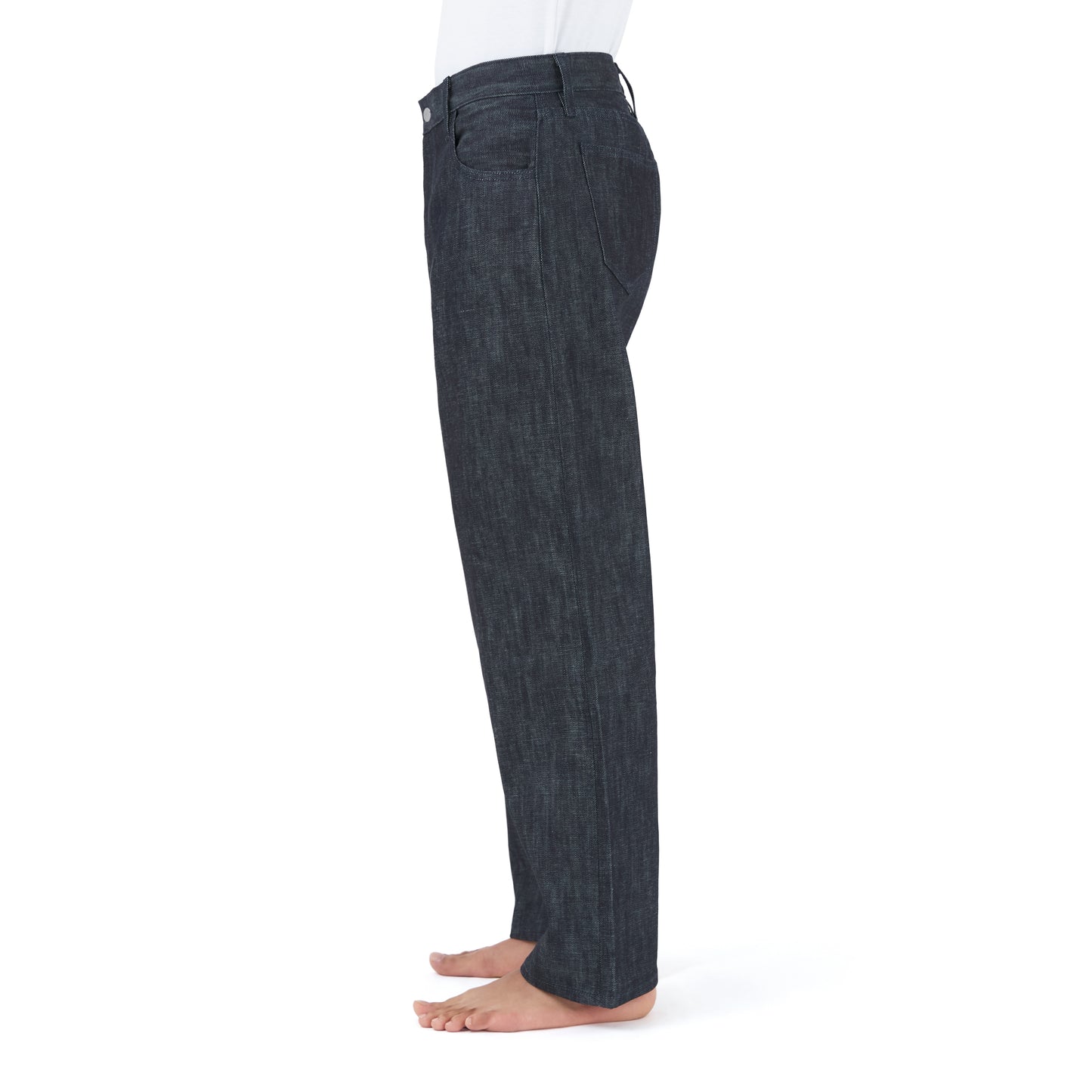 wide jean _ raw indigo