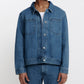 oversized jacket _ medium wash denim