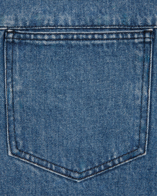 oversized jacket _ medium wash denim