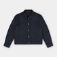 oversized jacket _ raw indigo denim