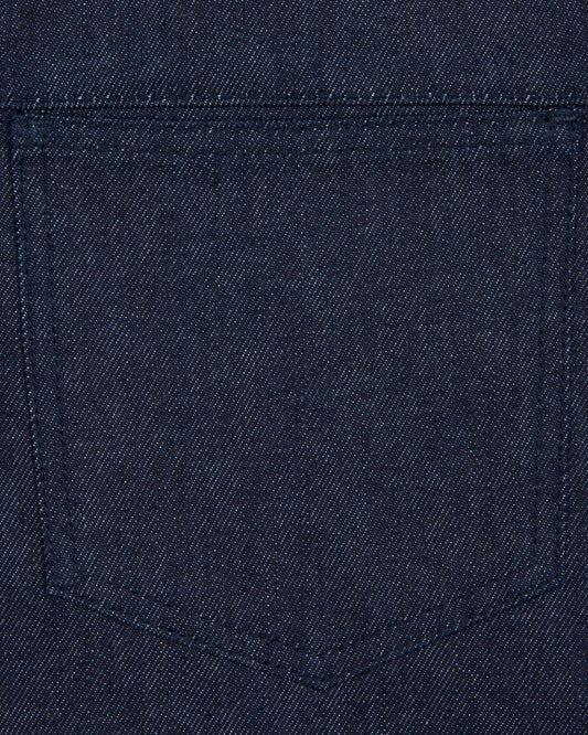 oversized jacket _ raw indigo denim