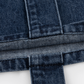 oversized tote bag _ dark wash