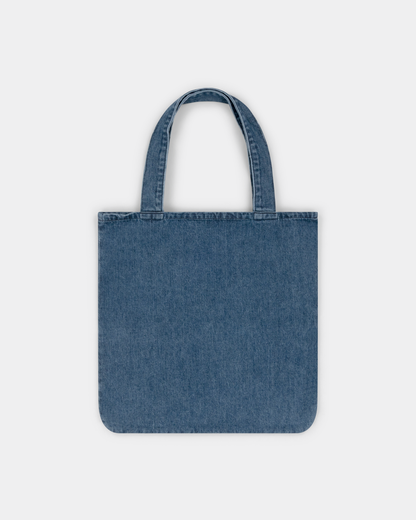 oversized tote bag _ medium wash
