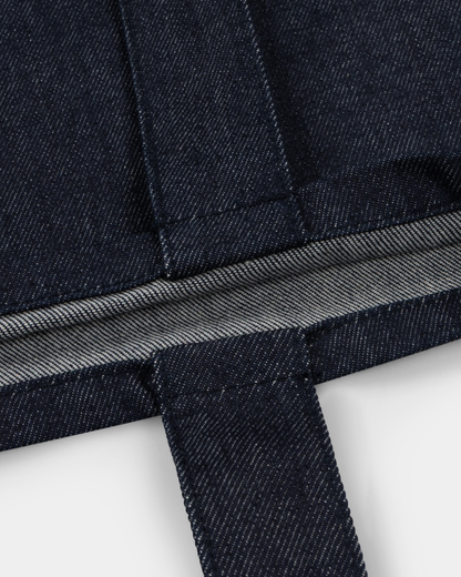 oversized tote bag _ raw denim