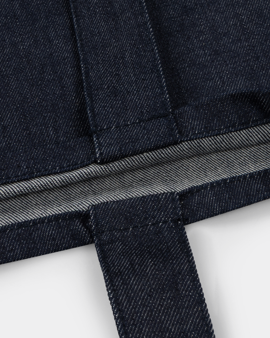 oversized tote bag _ raw denim