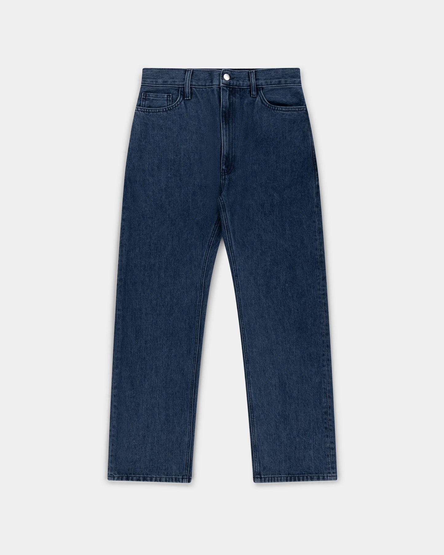 straight jean _ dark wash denim