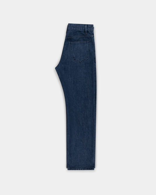 straight jean _ dark wash denim