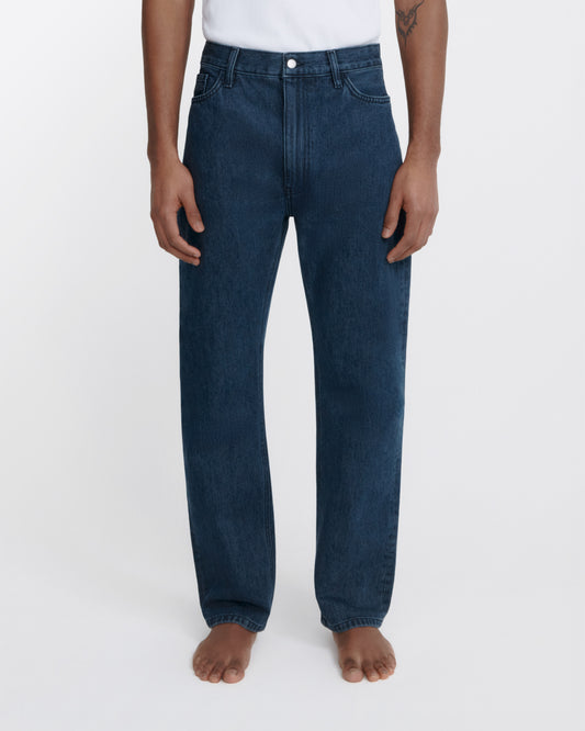 straight jean _ dark wash denim