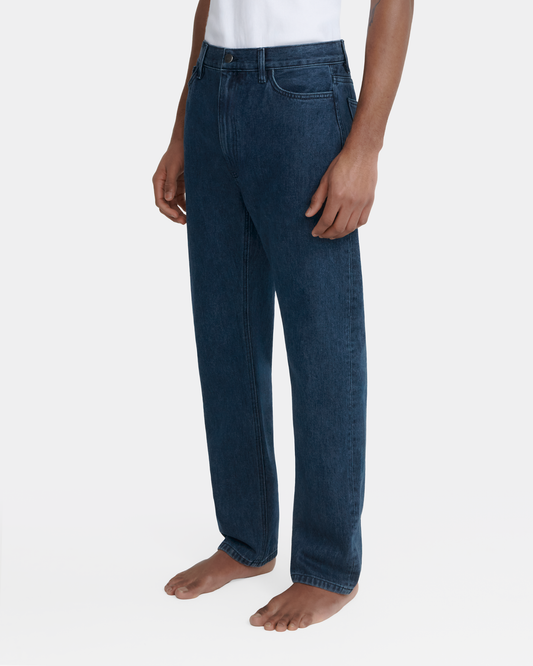 straight jean _ dark wash denim