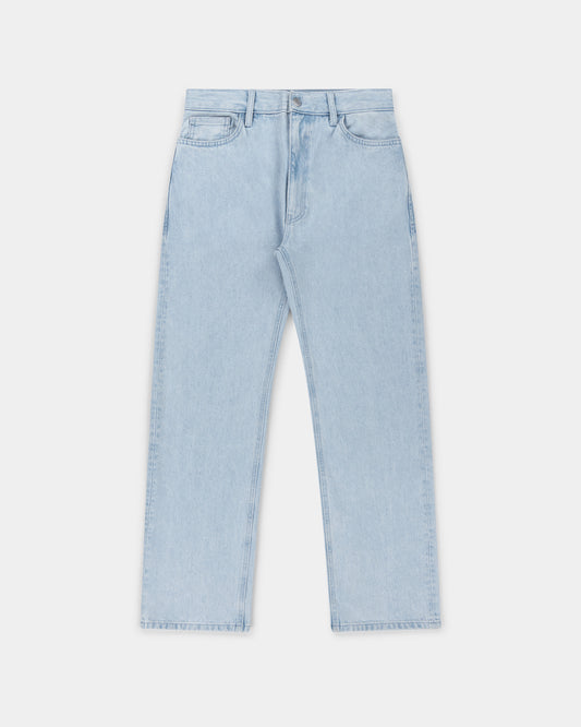 straight jean _ light wash denim