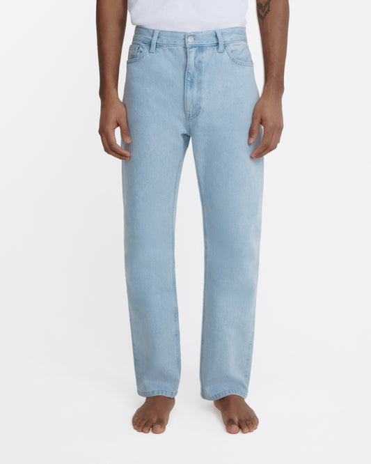 straight jean _ light wash denim