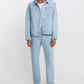 straight jean _ light wash denim