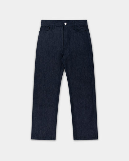straight jean _ raw indigo denim