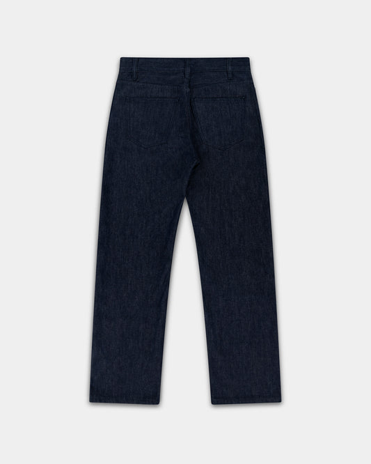 straight jean _ raw indigo denim