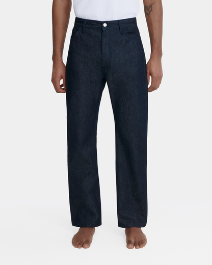 straight jean _ raw indigo denim