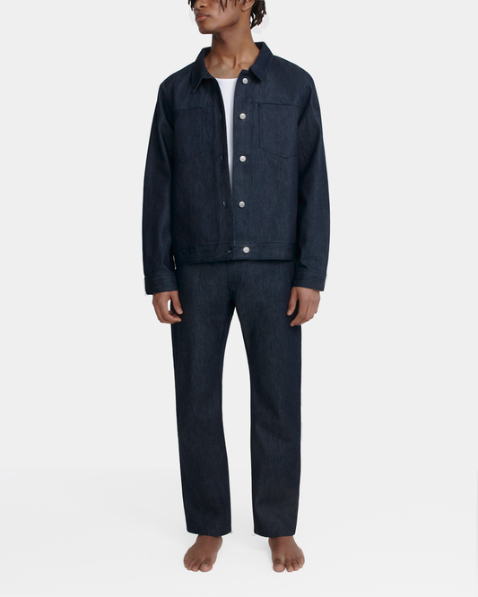 straight jean _ raw indigo denim