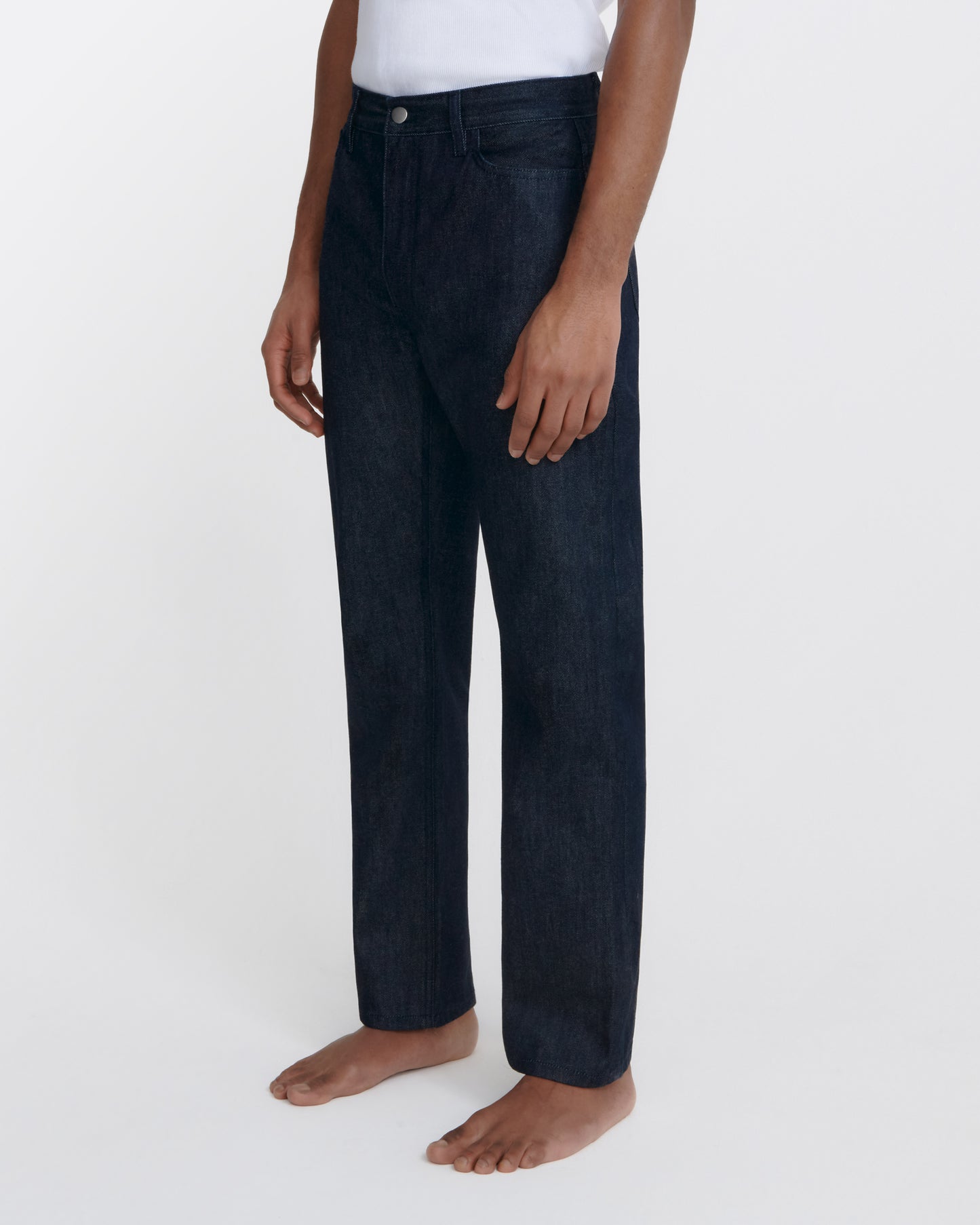 straight jean _ raw indigo denim