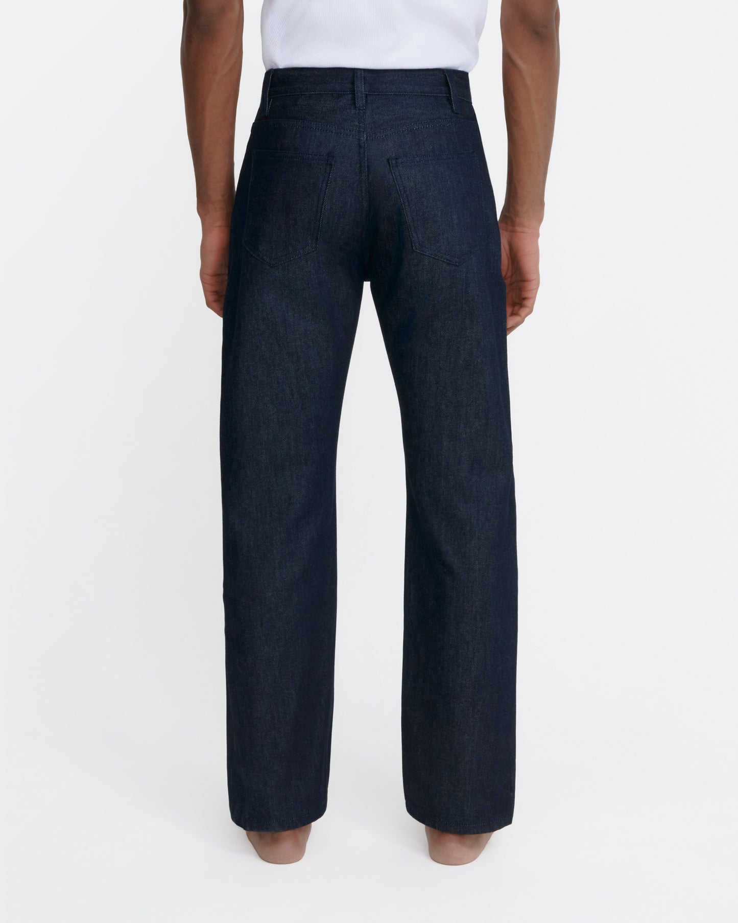 straight jean _ raw indigo denim