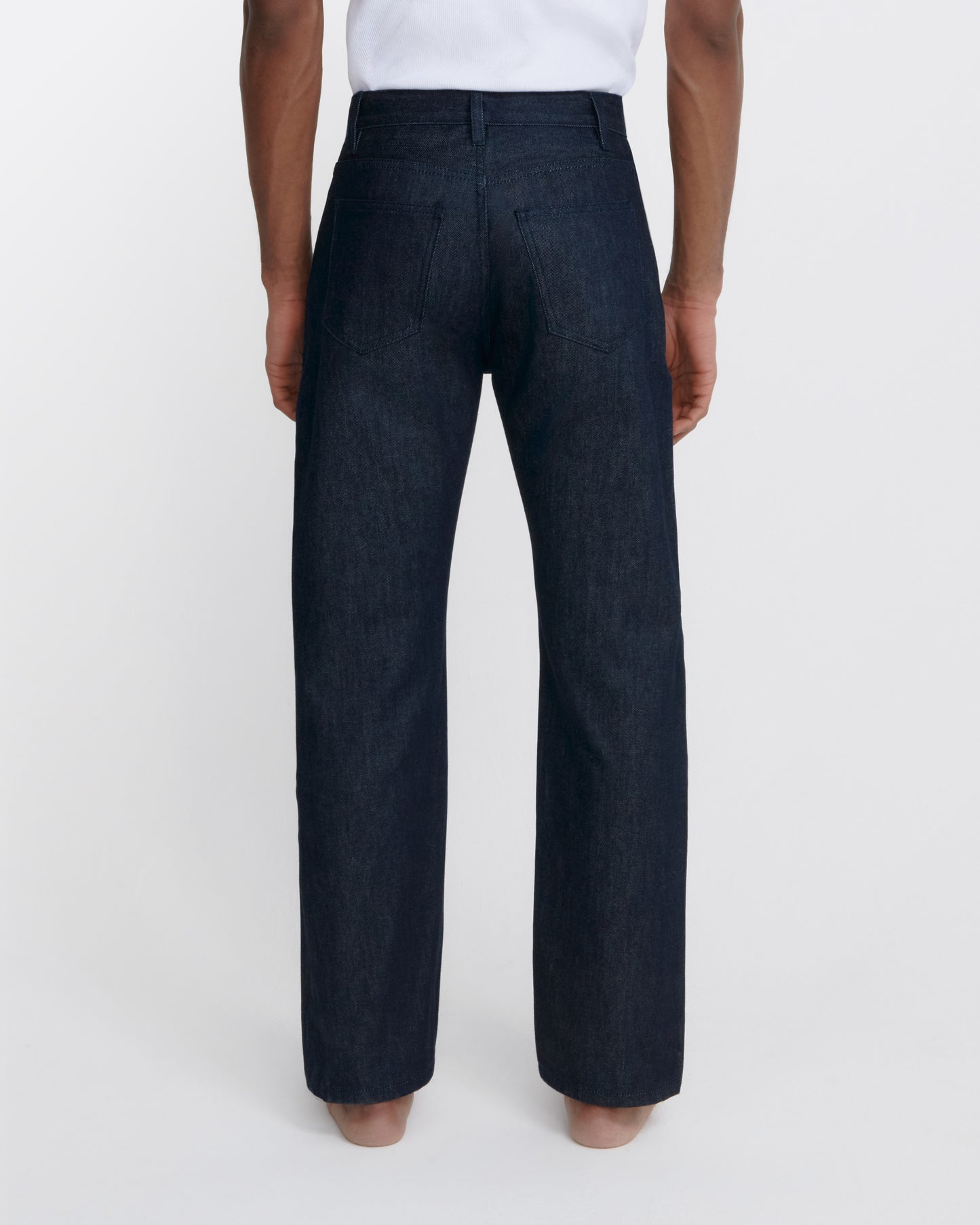 straight jean _ raw indigo denim