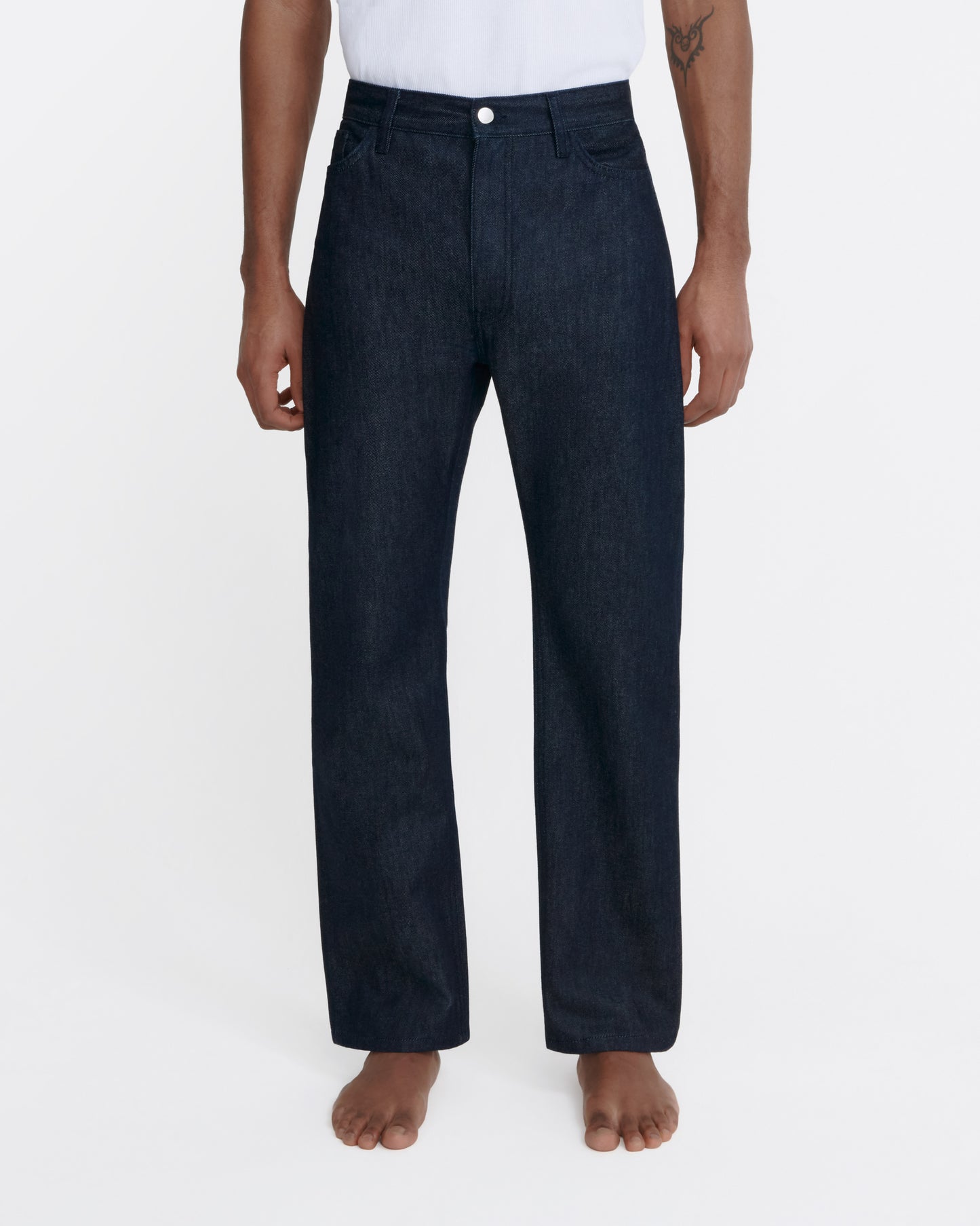 straight jean _ raw indigo denim