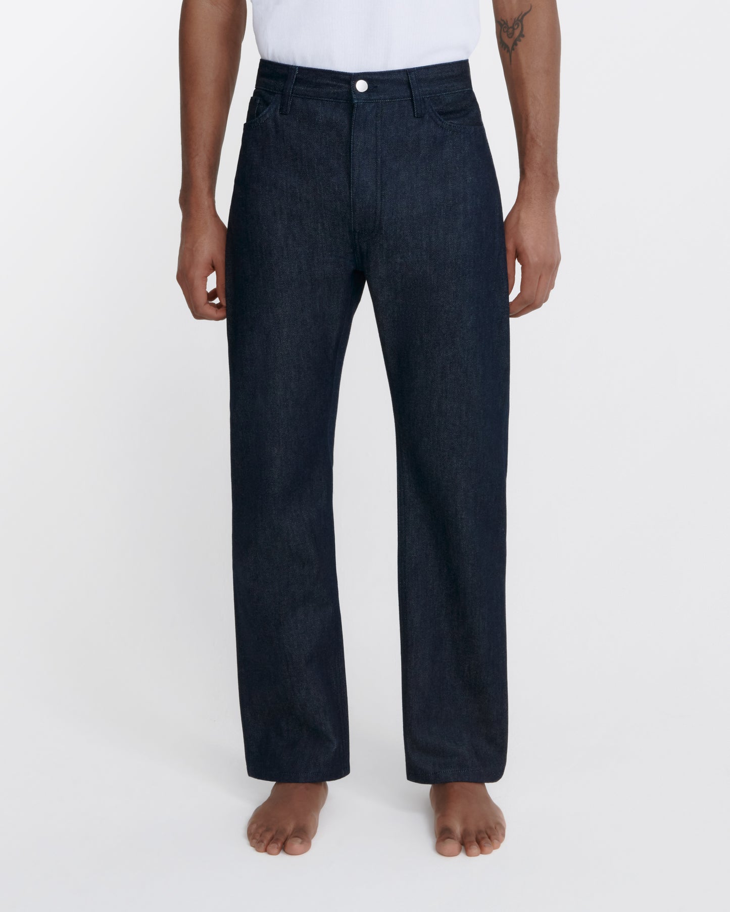 straight jean _ raw indigo denim
