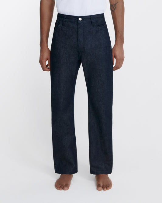 straight jean _ raw indigo denim