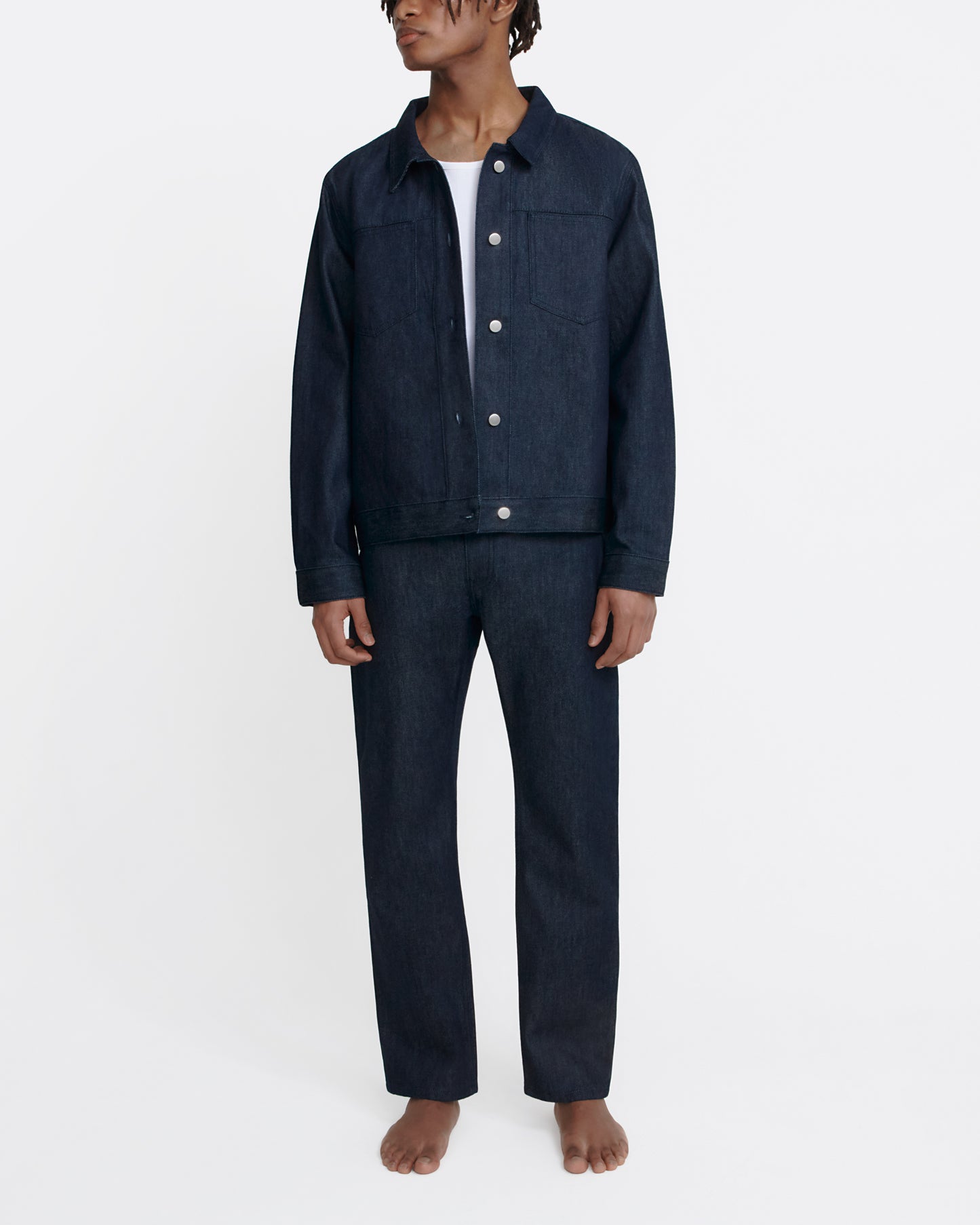 straight jean _ raw indigo denim