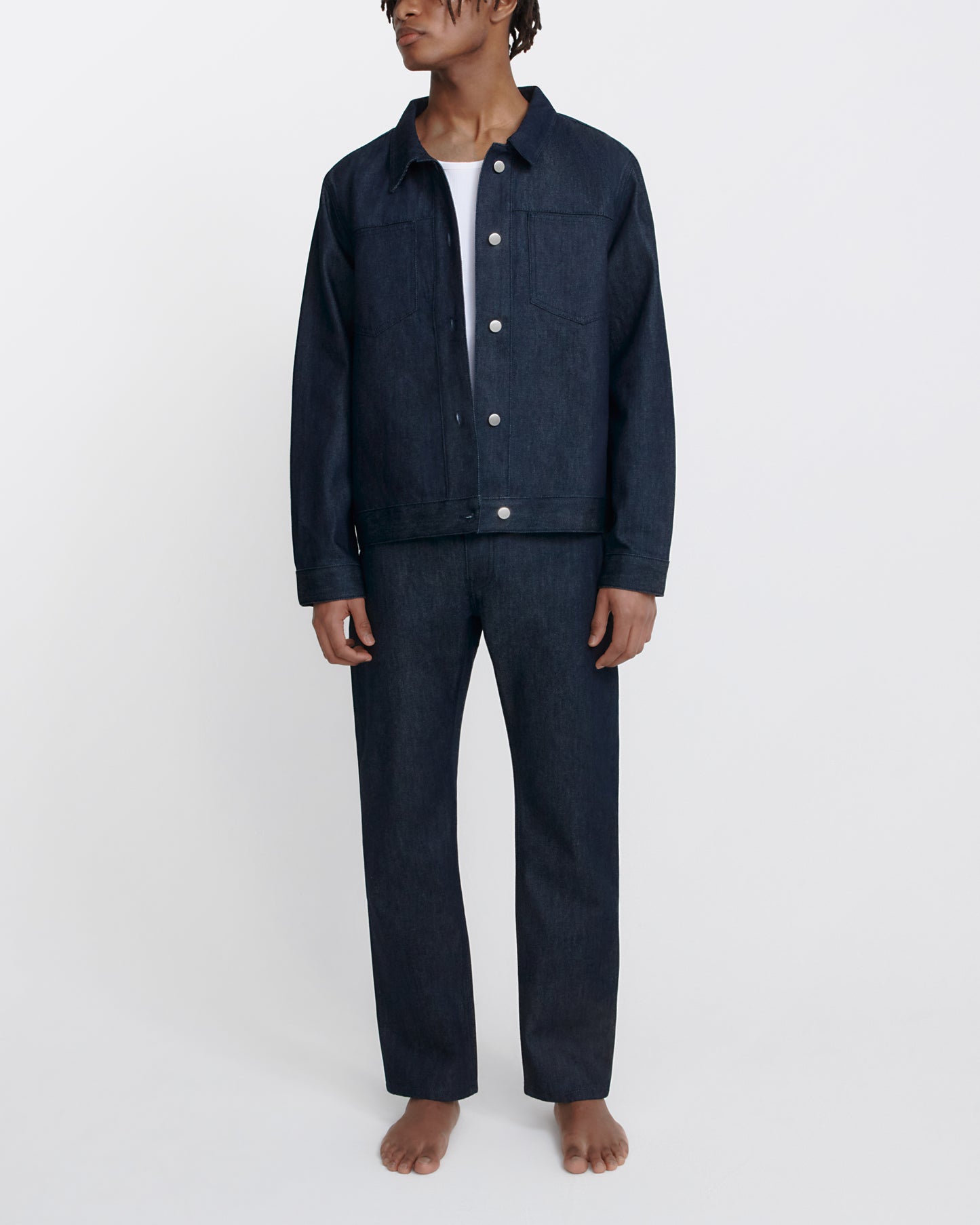 straight jean _ raw indigo denim