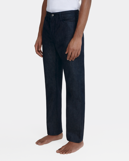 straight jean _ raw indigo denim