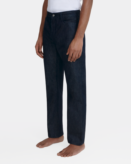 straight jean _ raw indigo denim