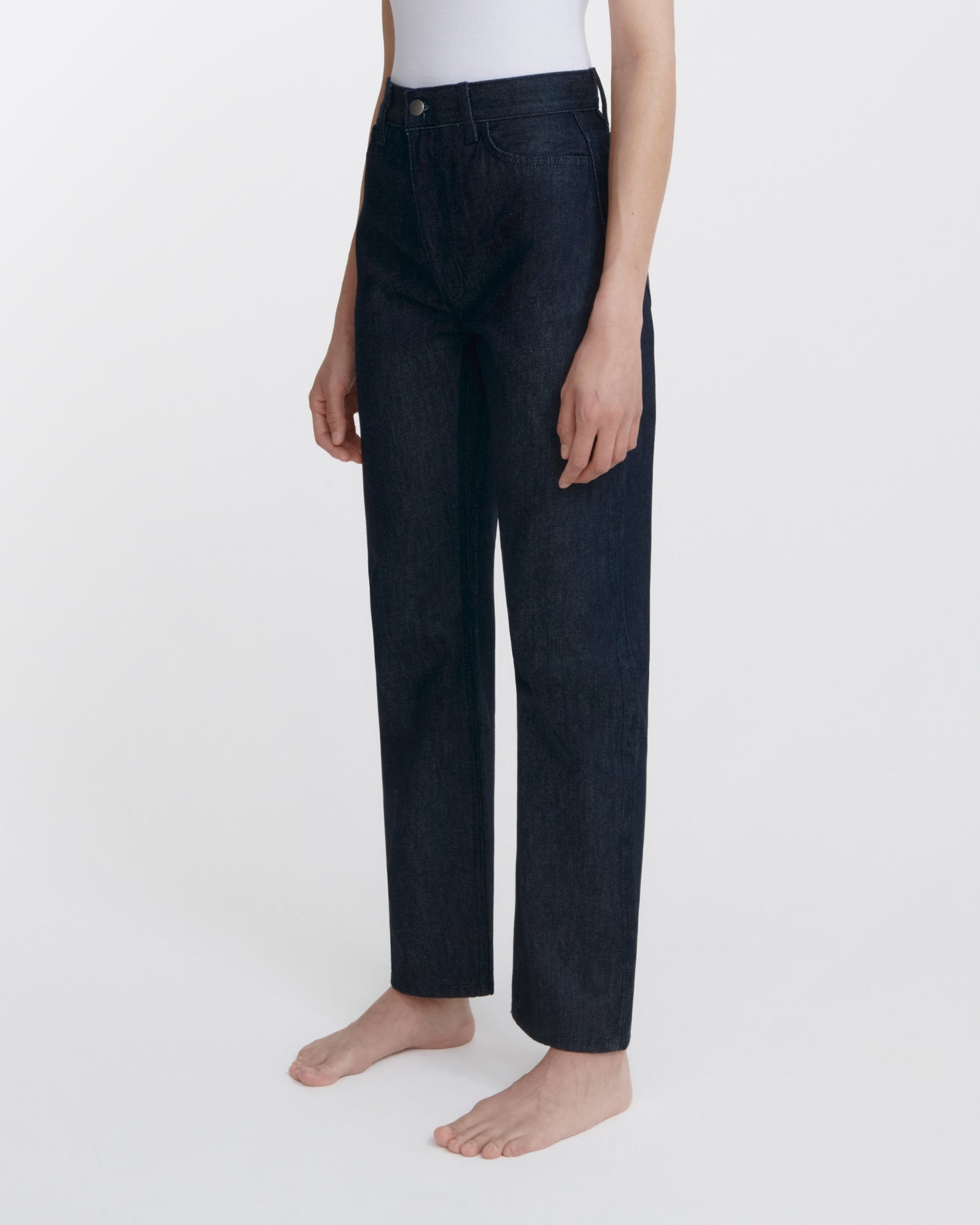 straight jean _ raw indigo denim